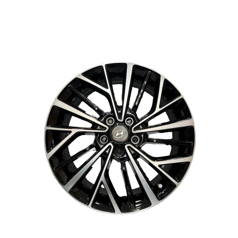 Колесные диски Hyundai R18 DSC098, серебристый/черный