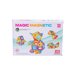 Магнитный конструктор Magic Magnetic 8616, 68 деталей, от 3 лет, разноцветный Магнитный конструктор Magic Magnetic 8616, 68 деталей, от 3 лет, разноцветный