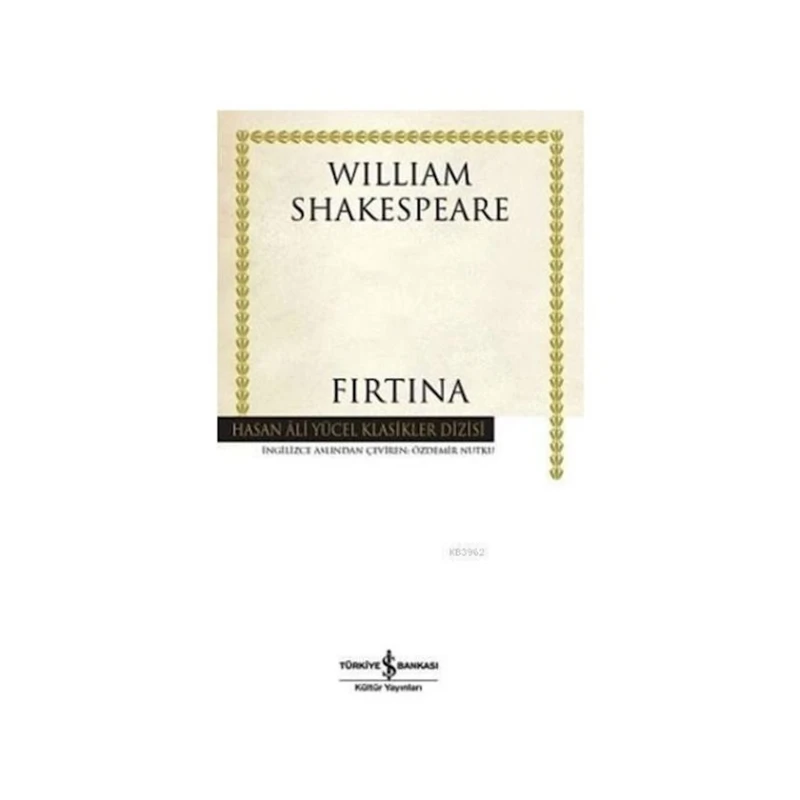 Kitab Fırtına, müəllif William Shakespeare Kitab Fırtına, müəllif William Shakespeare