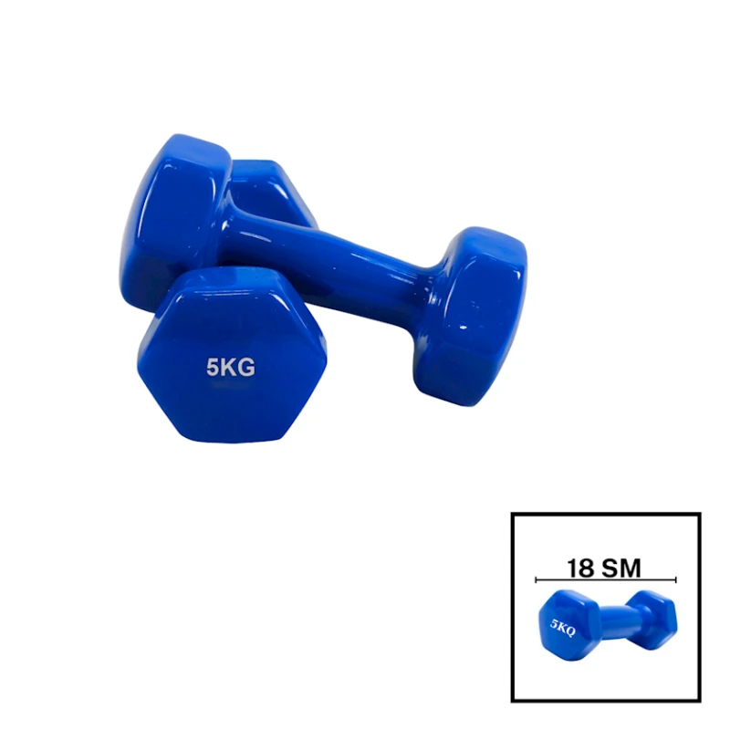 Qantellər Gymnic, mavi, 5х5 kq Qantellər Gymnic, mavi, 5х5 kq