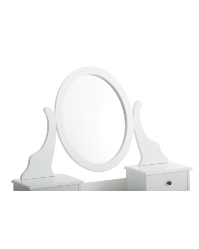 Kosmetika masası JYSK Malling, 40х130x80 sm, ağ