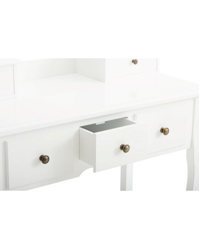 Kosmetika masası JYSK Malling, 40х130x80 sm, ağ