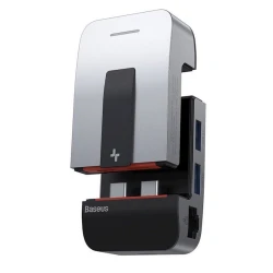 USB HUB Baseus Armor Age Type-C Bracket Multifunctional HUB Adapter, Серый USB HUB Baseus Armor Age Type-C Bracket Multifunctional HUB Adapter, Серый