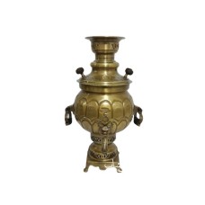 Samovar, latun, qızılı