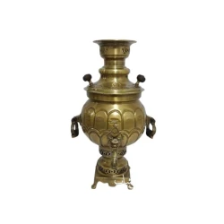 Самовар, латунь, золото Самовар, латунь, золото