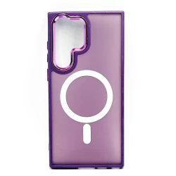 Çexol MagSafe Samsung Galaxy S23 Ultra üçün, bənövşəyi