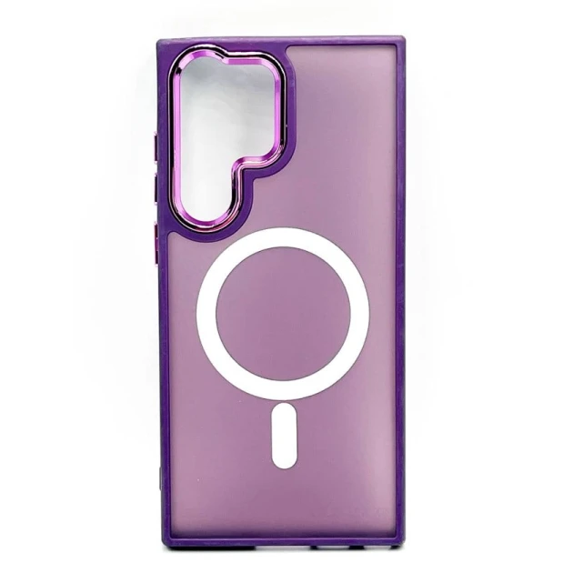 Çexol MagSafe Samsung Galaxy S23 Ultra üçün, bənövşəyi