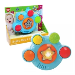 Игрушка музыкальная Playgo Baby Rock Star барабан 12 м+ Игрушка музыкальная Playgo Baby Rock Star барабан 12 м+