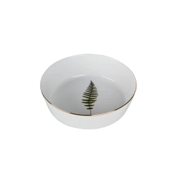 Миска Porland Botanical 04ALM005056, 24 см, фарфор, белая