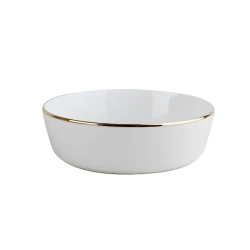 Миска Porland Botanical 04ALM005056, 24 см, фарфор, белая