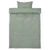 Комплект постельного белья JYSK Hanna 7335180, пододеяльник 140x200, наволочка 50x70, односпальный, хлопок, Зеленый Комплект постельного белья JYSK Hanna 7335180, пододеяльник 140x200, наволочка 50x70, односпальный, хлопок, Зеленый