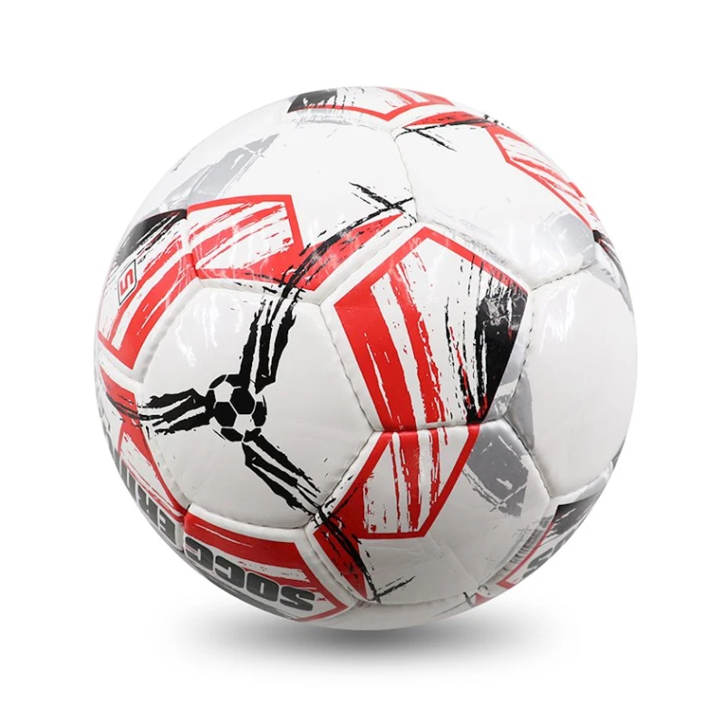 Футбольный мяч Soccermax, красный/белый Футбольный мяч Soccermax, красный/белый