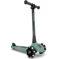 Samokat Scoot&Ride, qara/yaşıl