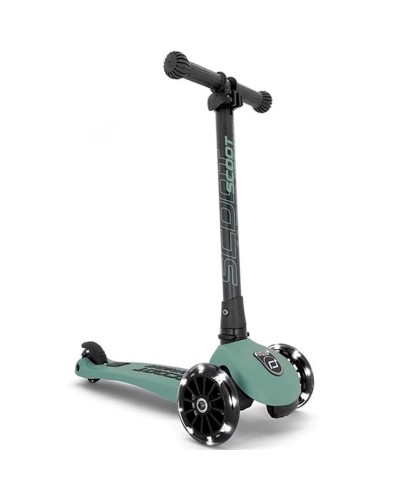 Samokat Scoot&Ride, qara/yaşıl