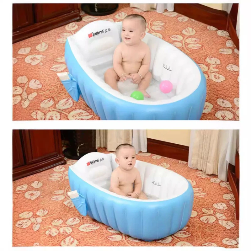 Надувная ванна для детей Intime Синяя Надувная ванна для детей Intime Синяя