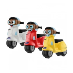 Мотоцикл Chicco Mini Turbo Touch Vespa, 5x9 см, пластик, разноцветный