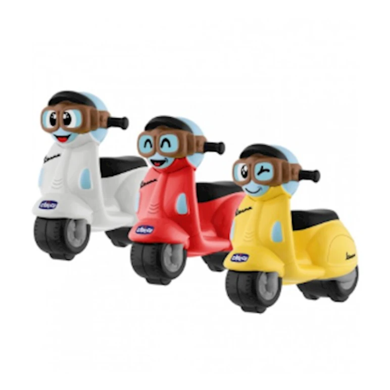 Мотоцикл Chicco Mini Turbo Touch Vespa, 5x9 см, пластик, разноцветный