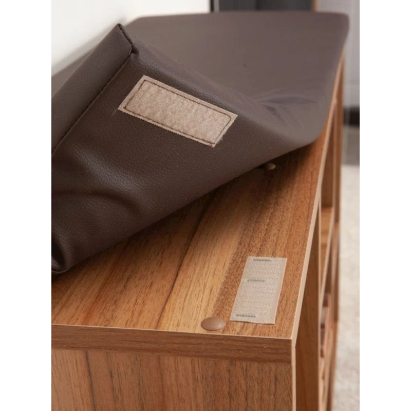 Тумба для обуви Letta, 51х30х79 см, ЛДСП, коричневая Тумба для обуви Letta, 51х30х79 см, ЛДСП, коричневая