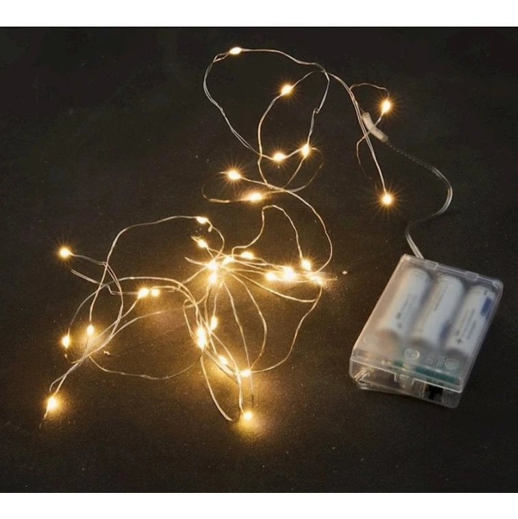 Новогодняя светодиодная гирлянда A_2023300, ПВХ, 3 м, 30 ламп, прозрачный Новогодняя светодиодная гирлянда A_2023300, ПВХ, 3 м, 30 ламп, прозрачный