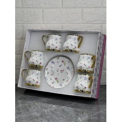 Çay dəsti homestore_vm619, ağ, 6 nəfərlik