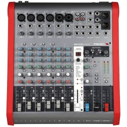 Микшерный пульт Proel M822USB, 3.4 кг, 8 каналов. Габариты: 315x91x363 мм.