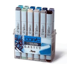Markerlər Copic Classic Winter Set, 12 ədəd