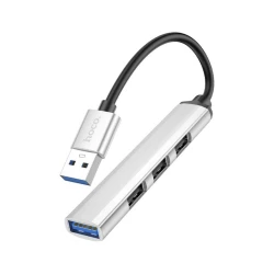 USB HUB Hoco HB26 Silver USB HUB Hoco HB26 Silver