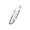 USB HUB Hoco HB26 Silver USB HUB Hoco HB26 Silver
