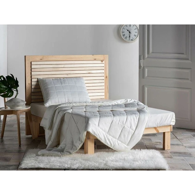 Одеяло Doqu Home, односпальное, всесезонное, бамбуковое волокно, белое, 180x215 см