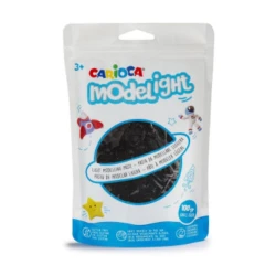 Пластилин Carioca Modelight, черный, 100 гр