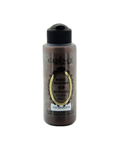 Akril boya-metallik Cadence Waterbased Gilding Paint 115 Chocolate 120 ml