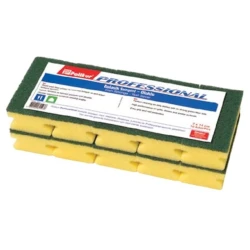 Набор губок для мытья посуды ECOBER Polikur, 10 шт, зеленый