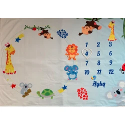 Календарное покрывало детское Lay_POL_KAL_022, 130x110 см