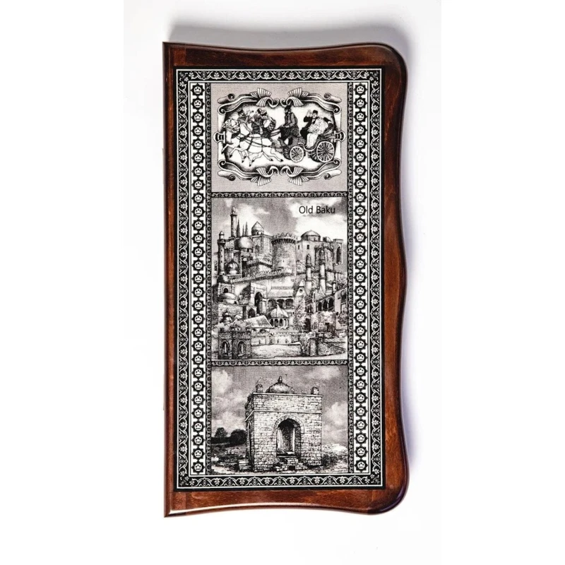 Нарды Az Nərd 68 Old Baku, дерево, коричневый, 26х45 см