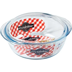 Блюдо для запекания Arc uisine Classic, 23x27 см, стекло, с крышкой, прозрачный