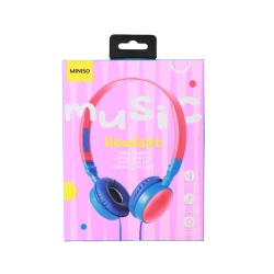 Наушники Miniso Color Blocking 3.5mm Kids' Wired Headset with Microphone (6942083517126)