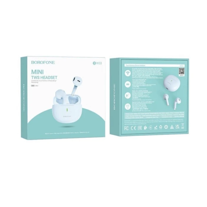 Беспроводные наушники Borofone BW 33 Blue Беспроводные наушники Borofone BW 33 Blue