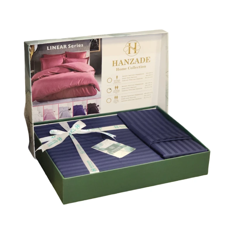 Yataq dəsti Hanzadə TZE-629, birnəfərlik, göy, yorğan üzü 160x220 sm, mələfə 180x240 sm, yastıq üzü 50x70 sm/1 əd