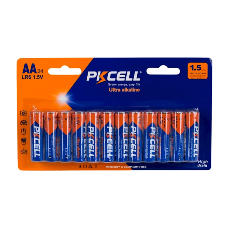 Батарейка PKCELL Ultra Alkaline AA LR6 1.5В 12 шт Батарейка PKCELL Ultra Alkaline AA LR6 1.5В 12 шт