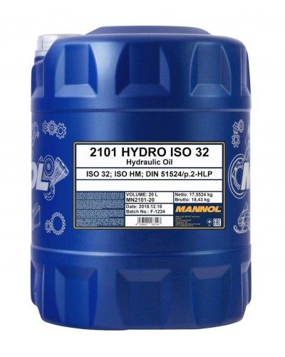 Sintetik transmissiya yağı Mannol 2101 ISO 32, 20 L