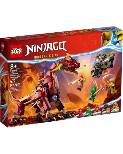 Konstruktor LEGO Ninjago Heatwave Transforming Lava Dragon 71793, 8+ yaş, 479 hissə