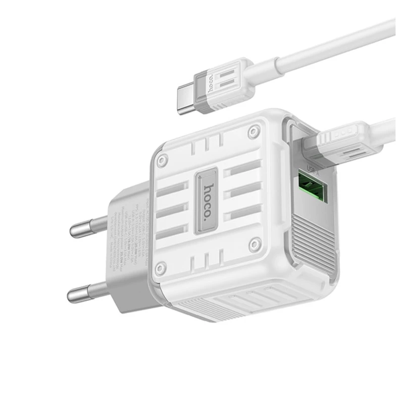 Сетевое зарядное устройство Hoco C135A, Белый Сетевое зарядное устройство Hoco C135A, Белый