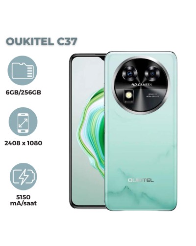 Smartfon Oukitel C37 6GB/256GB Cyan