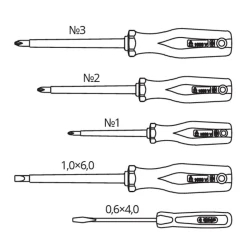 Набор отверток NIZ, 5 шт