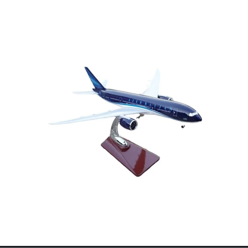 Dekorativ təyyarə modeli F35-ag-282, 28x28.5x17 sm, ağ/göy