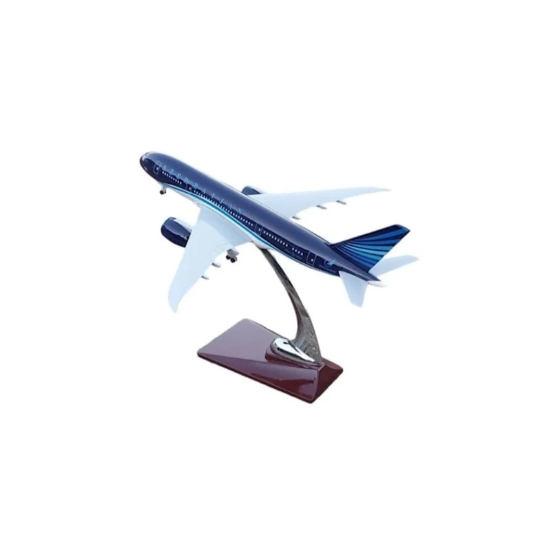 Dekorativ təyyarə modeli F35-ag-282, 28x28.5x17 sm, ağ/göy