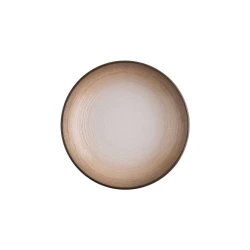 Тарелка глубокая ID-Fine Canyon Valle, фарфор, коричневая, 550 мл, 20 см