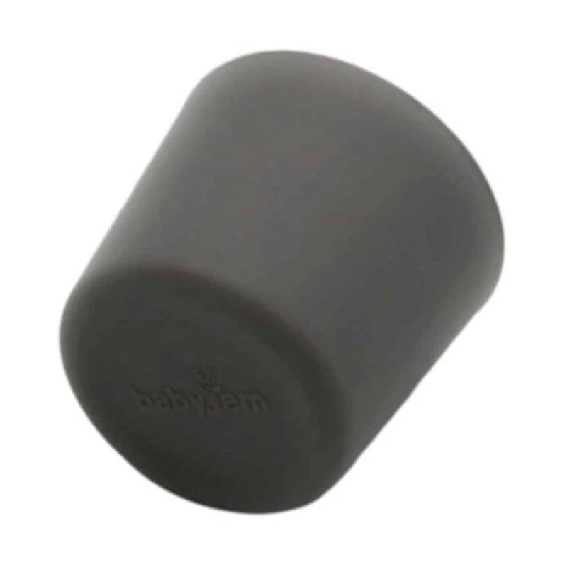 Чашка Babyjem, 9x7 см, 150 мл, силикон, 4+ мес, серая