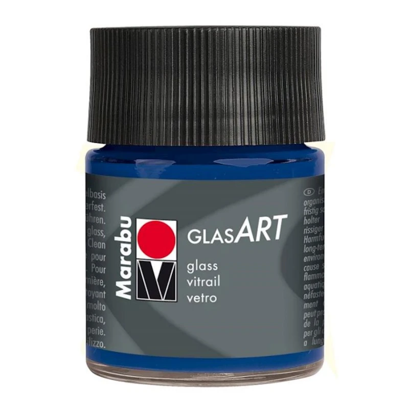 Краска витражная Marabu Glas Art 458 Parisian Blue 15 мл