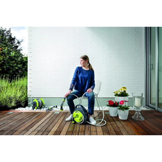 Катушка со шлангом для полива GF Aquabag Maxi Lime GF80285608, 16.5 м Катушка со шлангом для полива GF Aquabag Maxi Lime GF80285608, 16.5 м